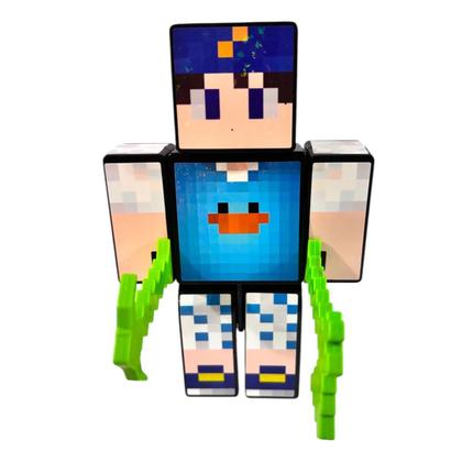 Imagem de Boneco 15cm Beto Gamer +3 Ferramentas+Chaveiro +Jogo Memória