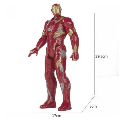 Imagem de Boneco 30Cm Articulado Com Som E Led Personag:Homem De Ferro