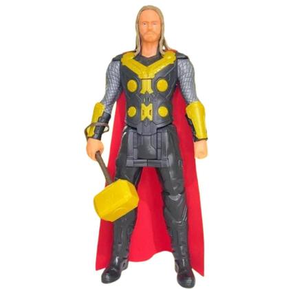 Imagem de Boneco 30Cm Articulado Com Som E Led Personagem:Thor