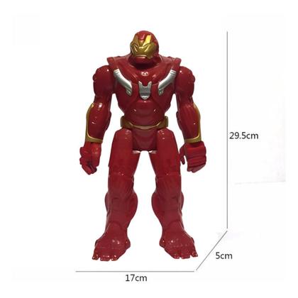 Boneco 30Cm Articulado Com Som, Led Personag:Homem De Ferro - Elite Imagem de Boneco 30Cm Articulado Com Som, Led Personag:Homem De Ferro