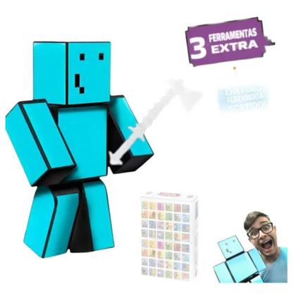 Imagem de Boneco 35cm Problems + 3 Ferramentas +Chaveiro +Jogo Memória