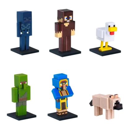 Imagem de Boneco 3D Minecraft Série 2 Sortido e Unitário Multikids - BR2552