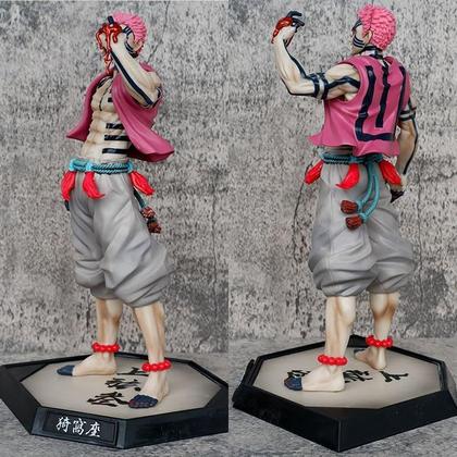 Boneco Action Figure Akaza Lua Superior Demon Slayer Kimetsu no