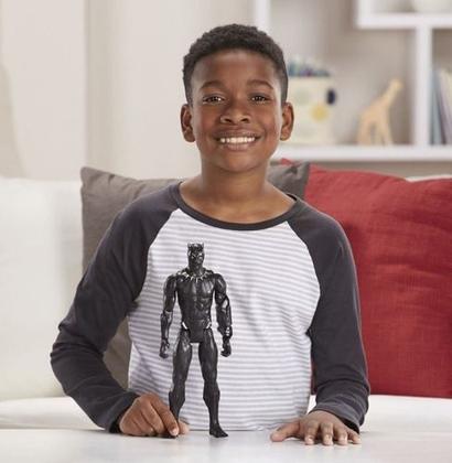 Imagem de Boneco Action Figure Pantera Negra Titan Hero Hasbro 30 Cm