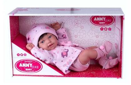 Imagem de Boneco Anny Doll Baby Menina Reborn Cotiplás 2441