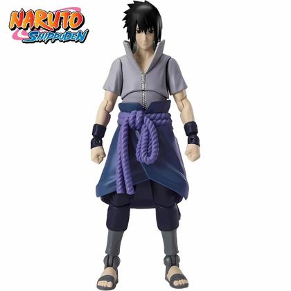 Imagem de Boneco Articulado 12cm Naruto Bandai Sasuke Mangekyo - Fun