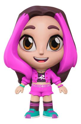 Boneco Articulado Boneca de Vinil Emilly Vick Youtuber 15cm