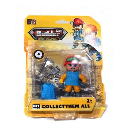 Imagem de Boneco Articulado Construtor Figura Builder Little Engineer