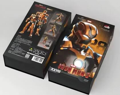 Boneco articulado figure action iron man mark 28 zd toys homem de