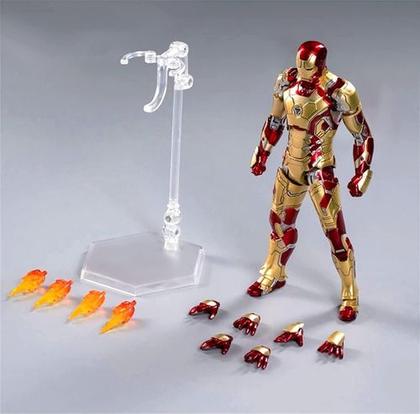 Boneco Articulado Iron Man / Homem de Ferro MK42 - Marvel - Hot