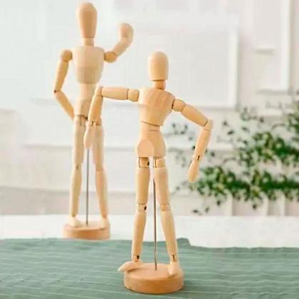 Boneco Articulado Manequim 30cm - Motion Arte Mangá Desenho - C3B Imagem de Boneco Articulado Manequim 30cm - Motion Arte Mangá Desenho