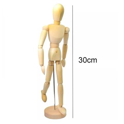 Boneco Articulado Manequim 30cm - Motion Arte Mangá Desenho - C3B Imagem de Boneco Articulado Manequim 30cm - Motion Arte Mangá Desenho