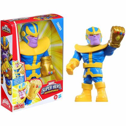 Imagem de Boneco Articulado - Mega Mighties - Marvel Super Hero - Thanos - Hasbro