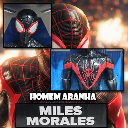 Imagem de Boneco Articulado Miles Morales Homem Aranha Marvel 24 cm