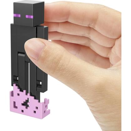 Imagem de Boneco Articulado Minecraft Vanilla Enderman 12cm - Mattel JCN37