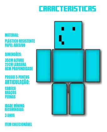 Imagem de Boneco Articulado Problems do jogo Mine Algazarra 35cm Craft