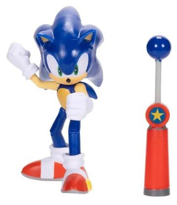 Imagem de Boneco Articulado Sonic De 9cm E Checkpoint 4224- Sunny