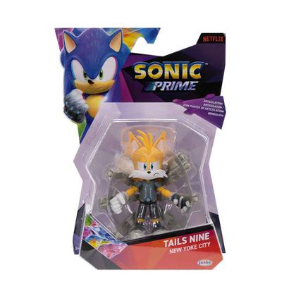 Imagem de Boneco Articulado Tails Nove de 12cm - Sonic Prime