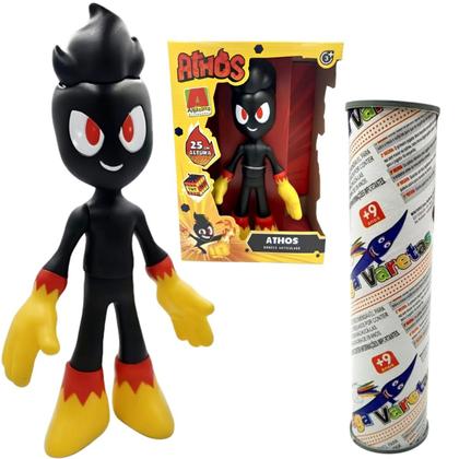Imagem de Boneco Athos 25cm Youtuber Gamer Jogo Pega Vareta