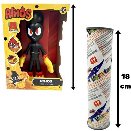 Imagem de Boneco Athos 25cm Youtuber Gamer Jogo Pega Vareta