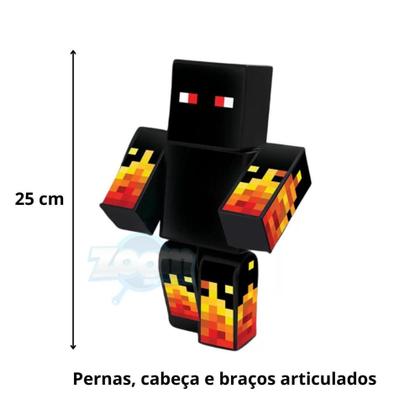 Imagem de Boneco Athos youtuber Minecraft - 25cm - Algazarra