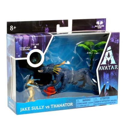 Imagem de Boneco Avatar World Of Pandora Jake Sully VS Thanator Articulado Mcfarlane Toys - 7908489402564