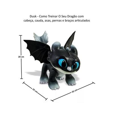 Imagem de Boneco Baby Como Treinar Seu Dragão Filhote Banguela DUSK