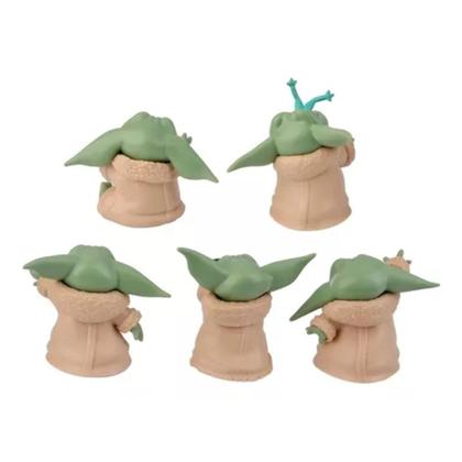 Imagem de Boneco Baby Yoda Bebê Star Wars Kit 5 Pçs Presente Natal