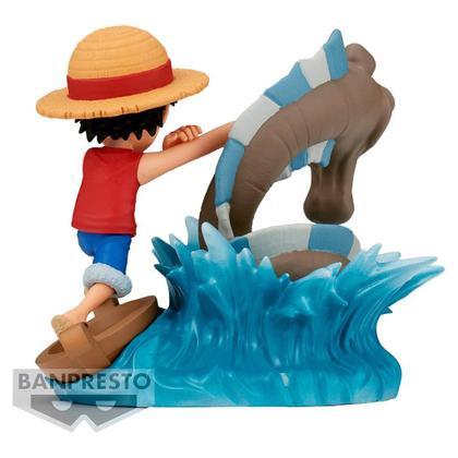 Imagem de Boneco Banpresto One Piece Wcf Monkey.D.Luffy & Sea Monster