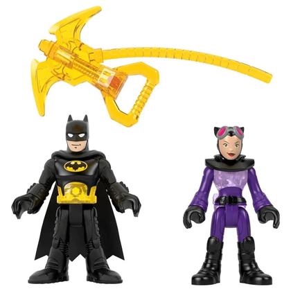 Imagem de Boneco Batman e Mulher Gato Dc Friends Imaginext Mattel