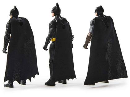 Imagem de Boneco Batman Pack Especial de Aniversário 85 Anos - 7,5cm 3 Unidades Sunny Brinquedos