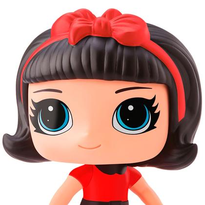 Imagem de Boneco Belatrix Com Laço Vinil Macio - Silmar Brinquedos
