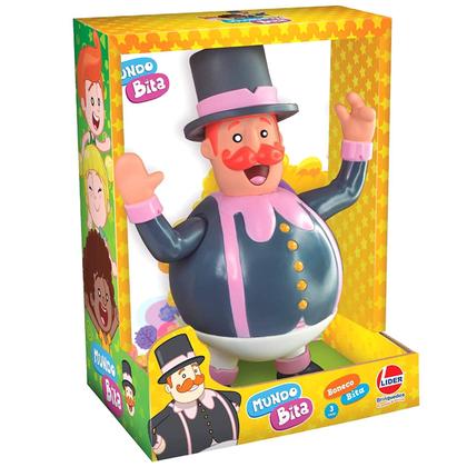 Imagem de Boneco Bita Vinil Grande 30 Cm Mundo Bita - Líder Brinquedos