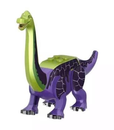 Imagem de Boneco Blocos De Montar Dinossauro Brontosssaurus