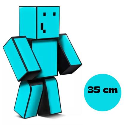 Imagem de Boneco Brinquedo Minecraft Athos Problems Mel e Melzinha 35cm Streamers Gamers Original