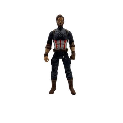 Imagem de Boneco Capitão América 30cm - Super-Herói Marvel Avengers com Movimentos Articulados