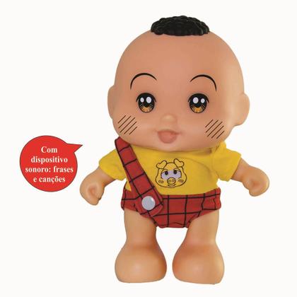 Imagem de Boneco Cascão - Turma Da Mônica Baby Fala Frases