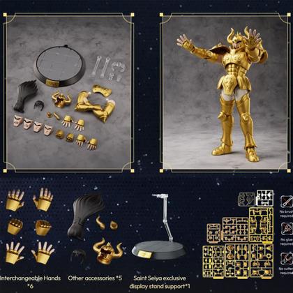Imagem de Boneco Cavaleiros do Zodíaco Saint Seiya Taurus - Blokees