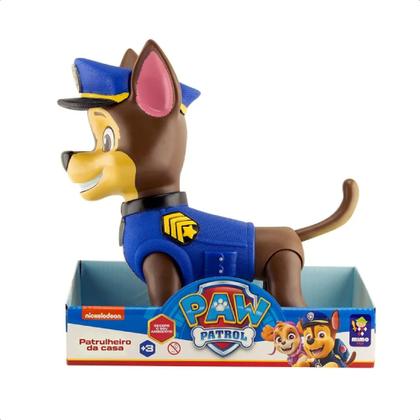 Imagem de Boneco Chase Gigante 45CM Articulado Patrulha Canina Muito Fofo e Macio +De 3 Anos Mimo Toys - 0960