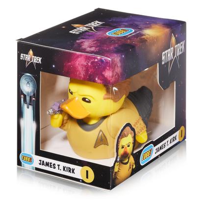 Imagem de Boneco colecionável de vinil Rubber Duck TUBBZ Captain James Kirk