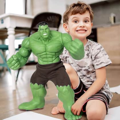 Imagem de Boneco Colecionável Hulk Smash 45cm Articulado Vinil +4 Anos Mimo Toys - 0453