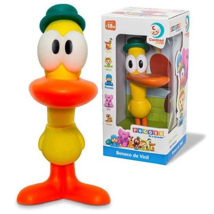 Imagem de Boneco da turma do Pocoyo De Vinil Pocoyo Nina Pato Loula Elly  1 UNIDADE - Cardoso Toys