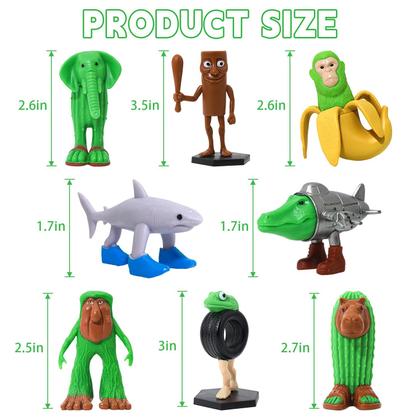 Imagem de Boneco de ação DUMPOP Italian Brainrot Tralalero Tralala x8