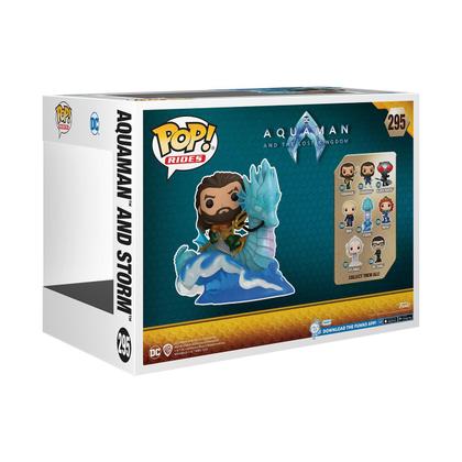 Imagem de Boneco de ação Funko Pop! Ride Deluxe Aquaman & Storm