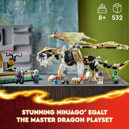 Imagem de Boneco de Ação LEGO NINJAGO - Egalt, o Mestre Dragão (71809)
