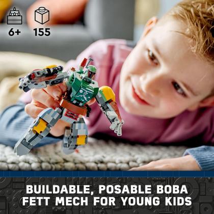 Imagem de Boneco de ação LEGO Star Wars Boba Fett Mech 75369