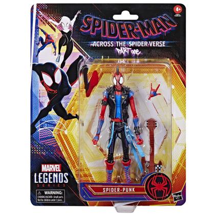 Boneco de ação Marvel Legends Spider-Punk Spider-Man 15cm