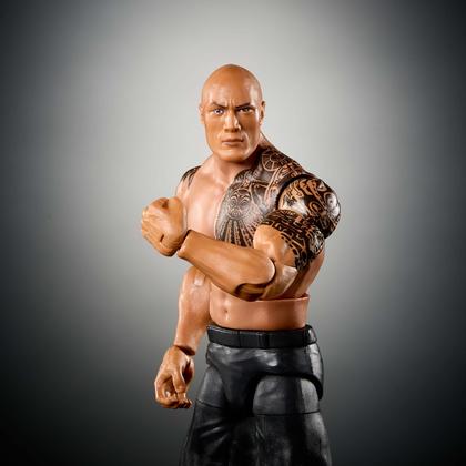 Boneco de ação Mattel WWE Elite The Rock Series 115 15cm - Bonecos