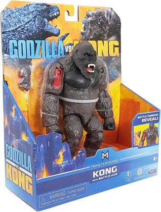 Imagem de Boneco de ação PlayMates Godzilla vs Kong com Battle-Axe