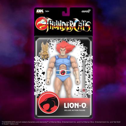Boneco de ação Super7 Thundercats Deluxe Lion-O 7” Wave 01